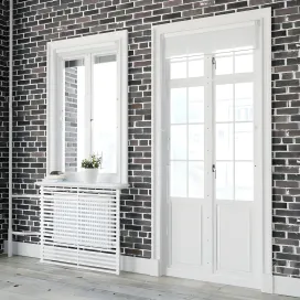 Windows in scandinavian style